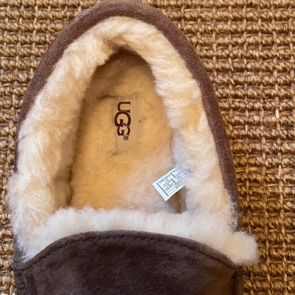 UGG Suede Ascot Slippers in Espresso size 9 - Picture 4 of 6